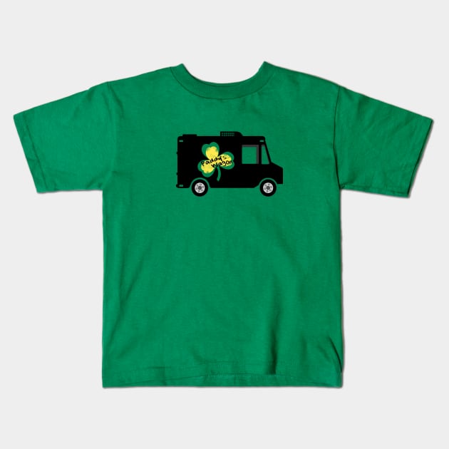 Paddy's Wagon Kids T-Shirt by justnclrk